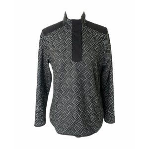 Women’s size large Adidas Climawarm grey and black sharpa lined fleece pullover